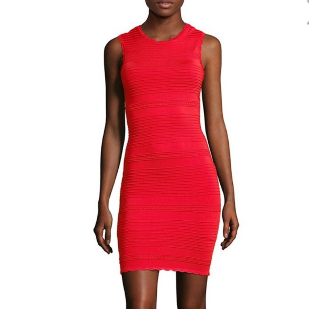ARC Chloe Bodycon Dress Red Size Medium NWT